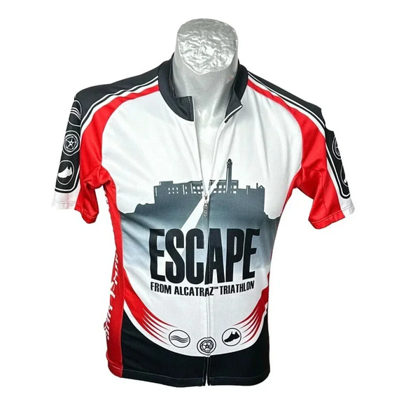Triathlon Mens Shirt Escape From Alcatraz Size M 2016 Sports - Picture 9 of 9